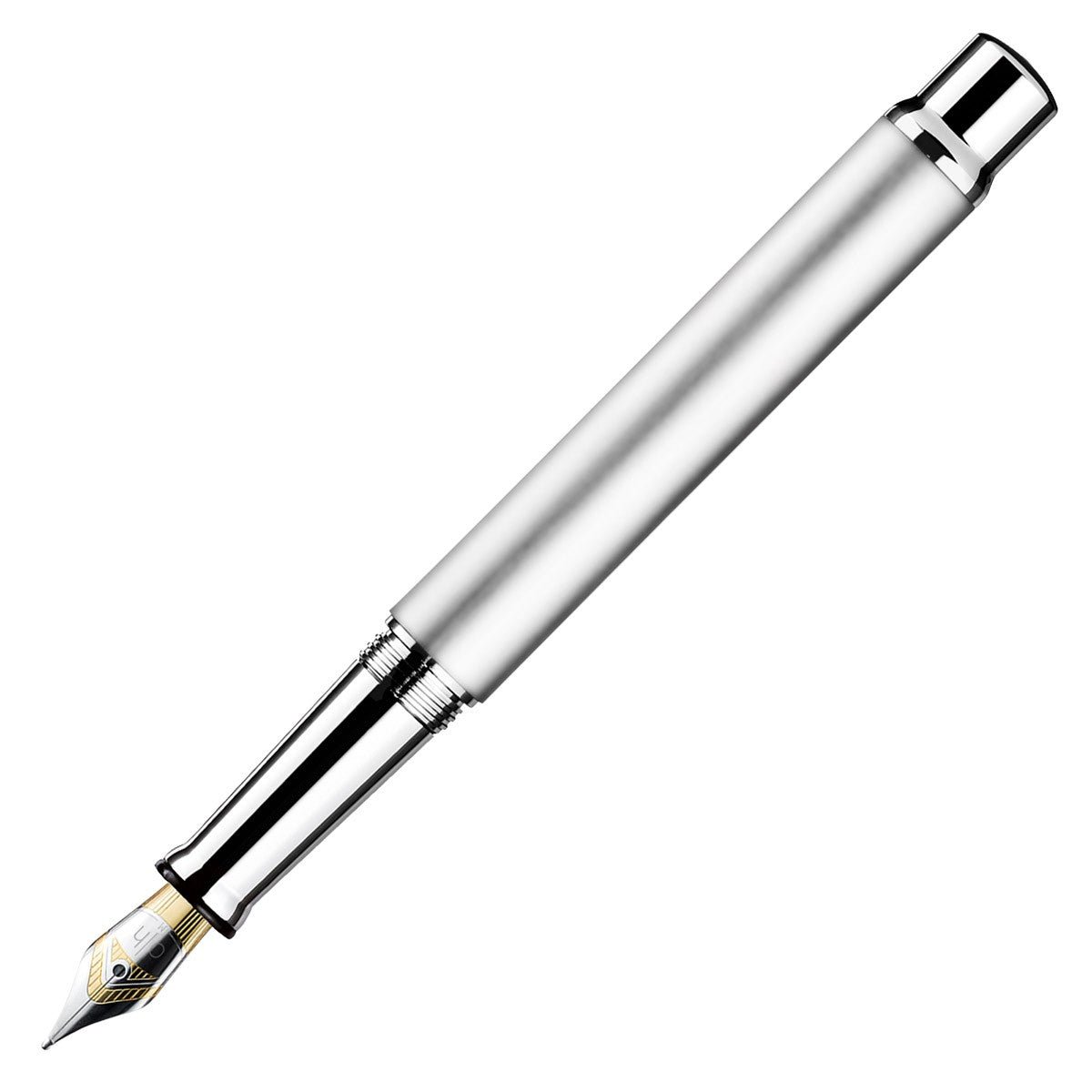 Otto Hutt Fountain Pen Design 04 - Frosted Platin - 24Papershop