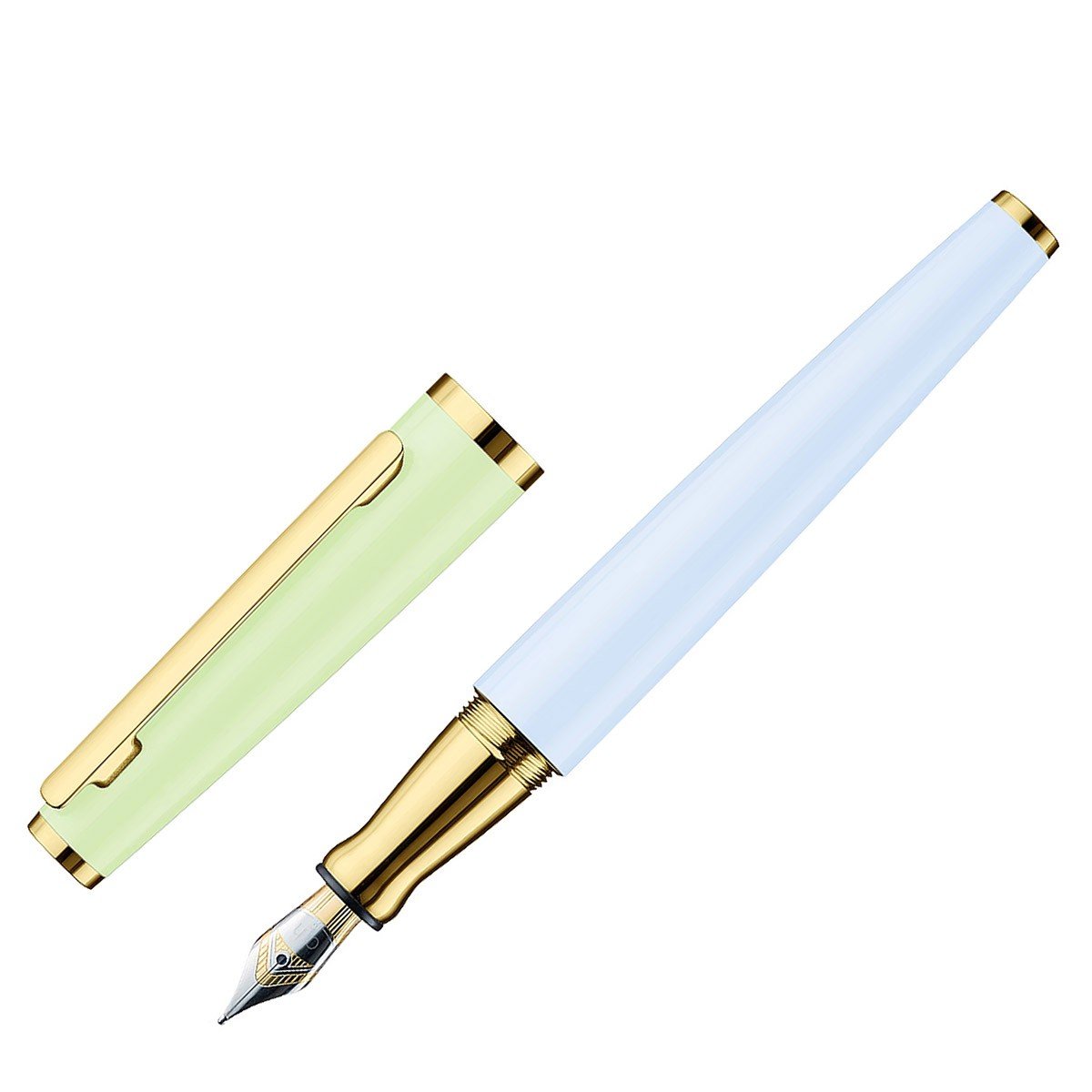 Otto Hutt Fountain Pen Design 06 - Glacier Apple Green - 24Papershop