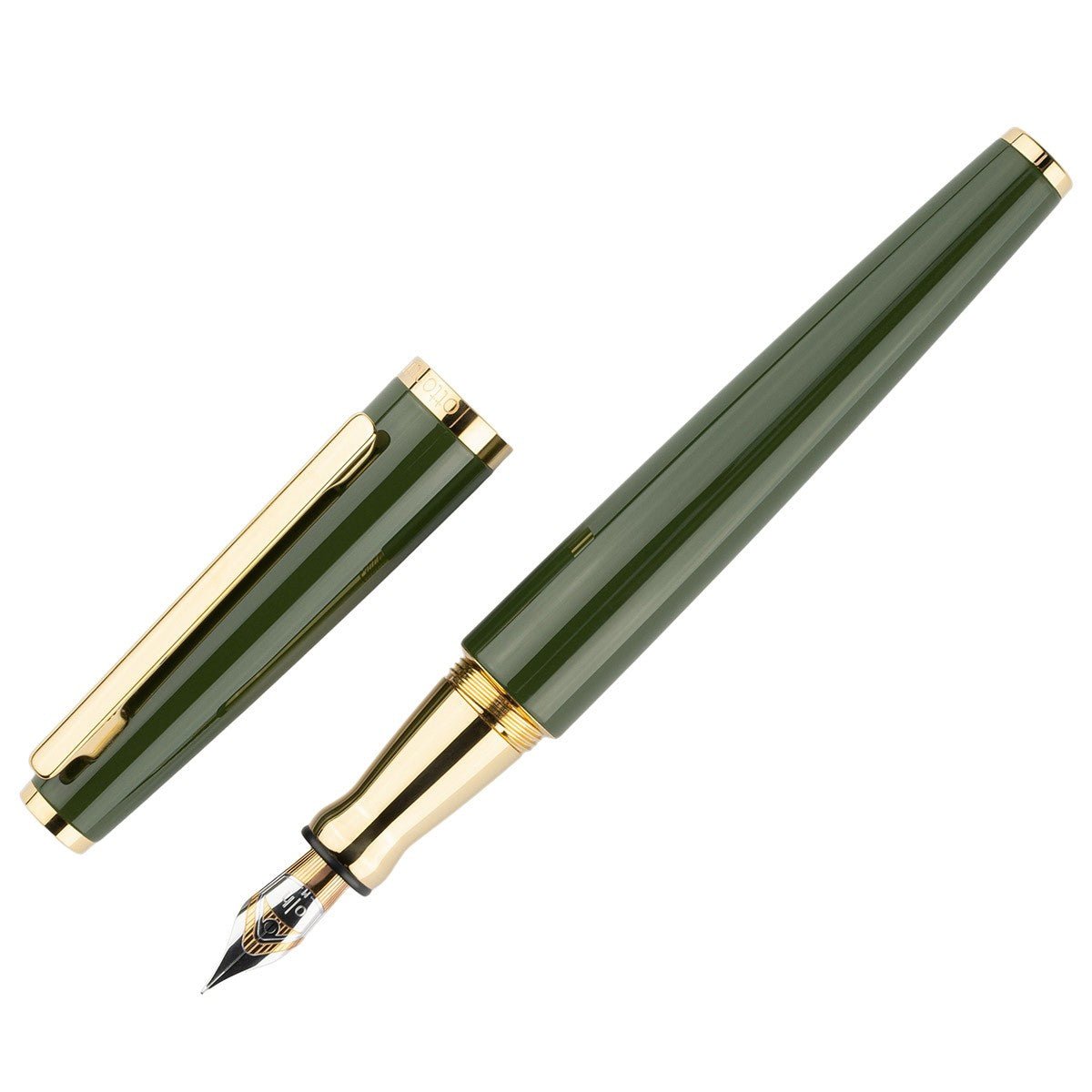 Otto Hutt Fountain Pen Design 06 - Olive Green - 24Papershop