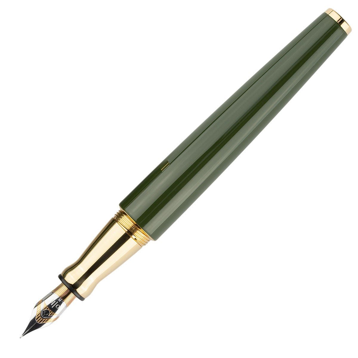 Otto Hutt Fountain Pen Design 06 - Olive Green - 24Papershop