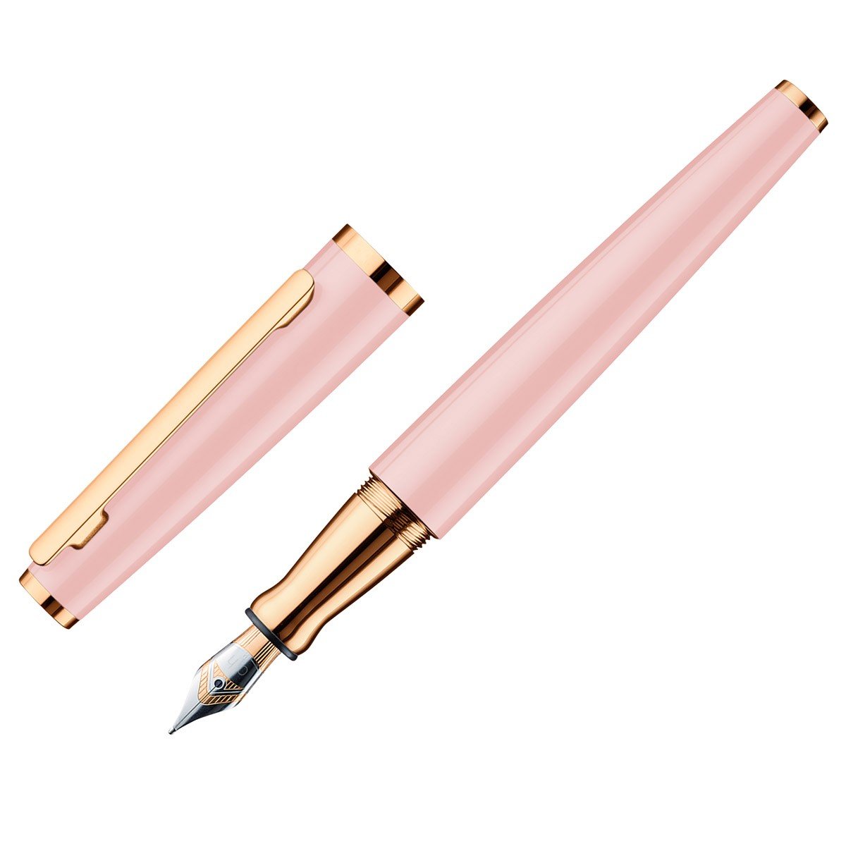 Otto Hutt Fountain Pen Design 06 - Shine Rose Rosegold - 24Papershop