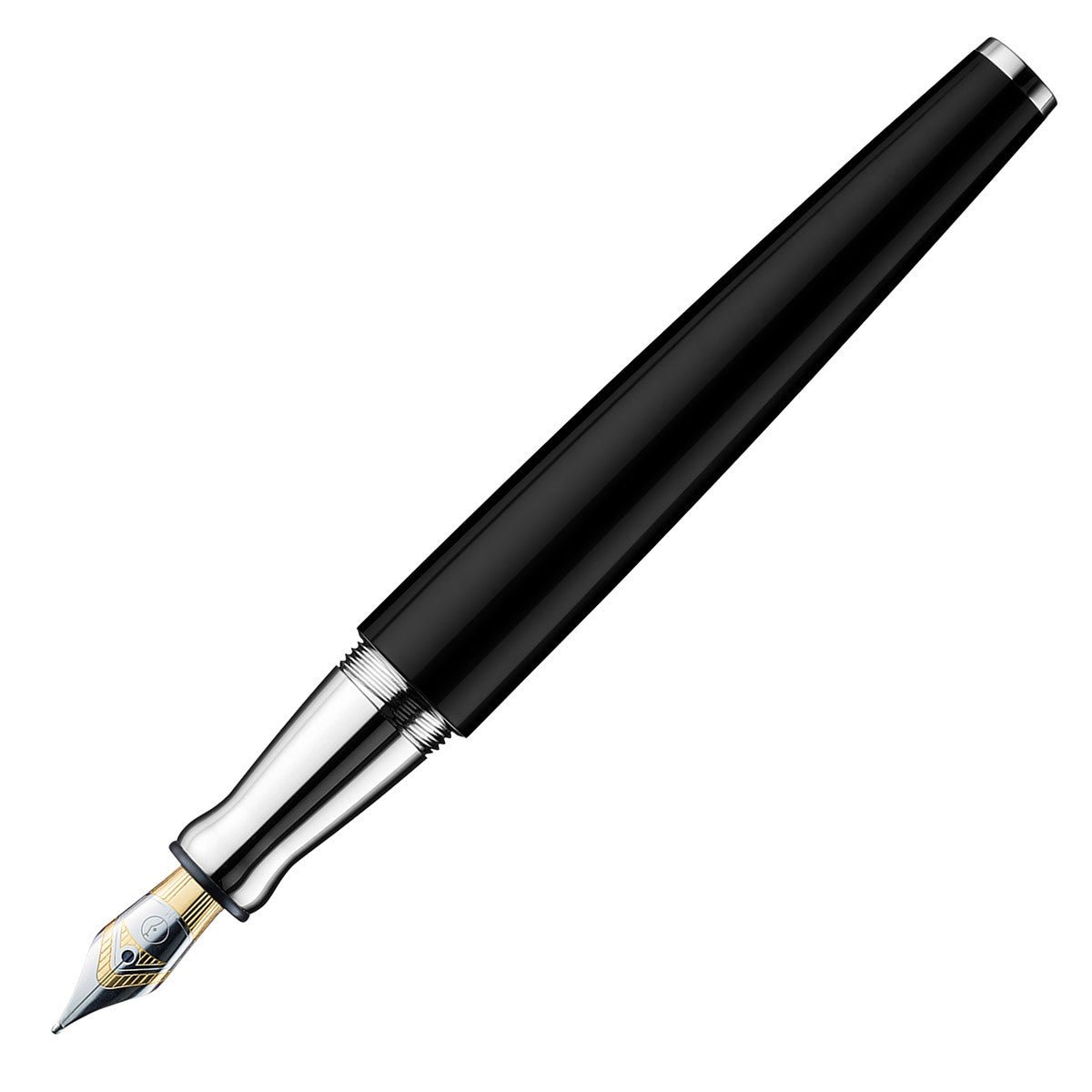 Otto Hutt Fountain Pen Design 06 - Shiny Black - 24Papershop