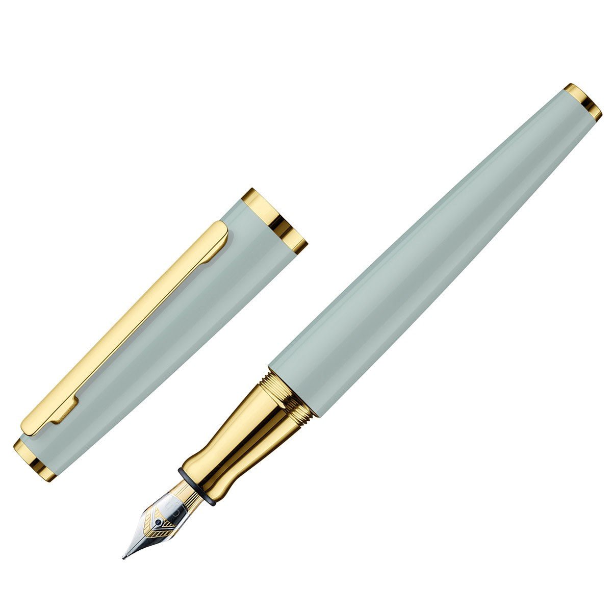 Otto Hutt Fountain Pen Design 06 - Shiny Pistachio - 24Papershop