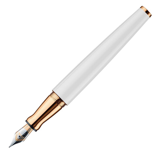 Otto Hutt Fountain Pen Design 06 - Shiny White - 24Papershop