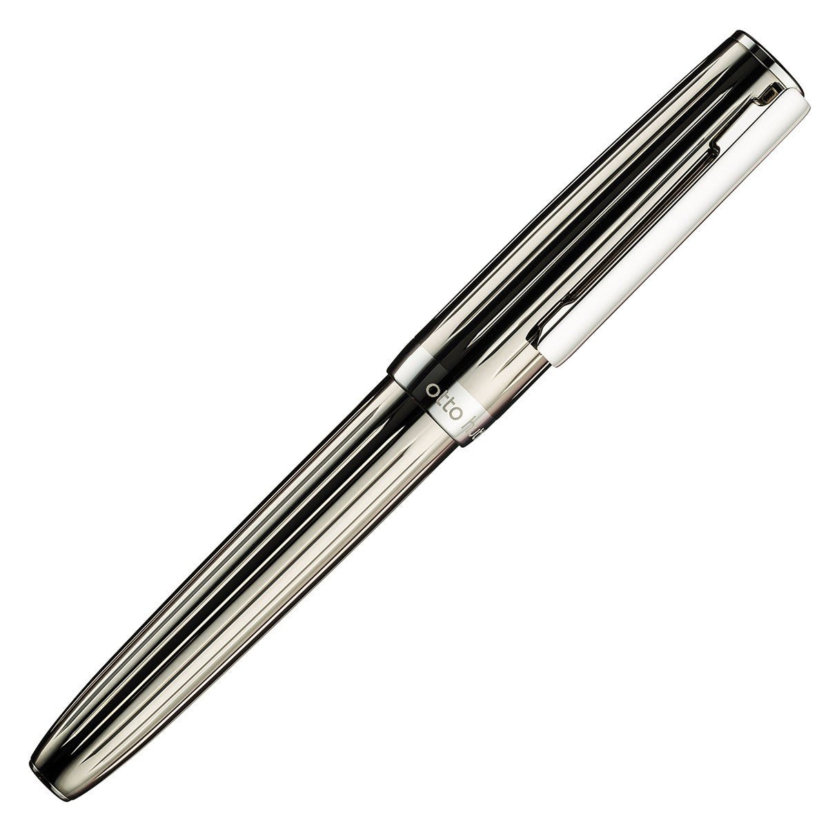 Otto Hutt Fountain Pen Design 07 - Black Translucent Stripes - 24Papershop