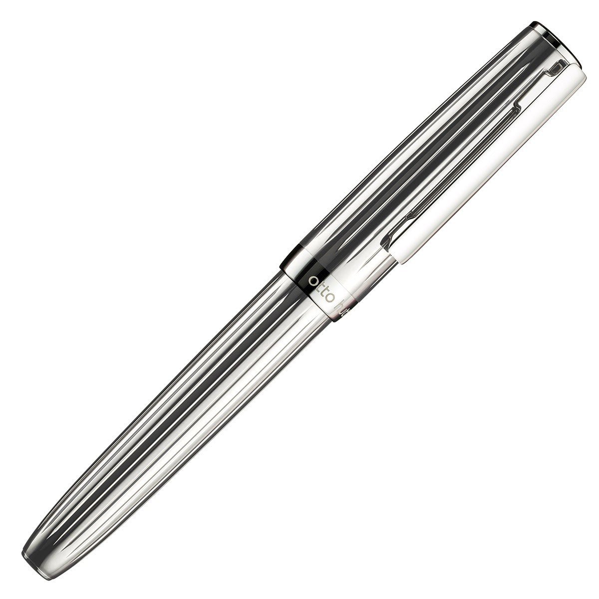 Otto Hutt Fountain Pen Design 07 - Thread Guilloché Silver - 24Papershop