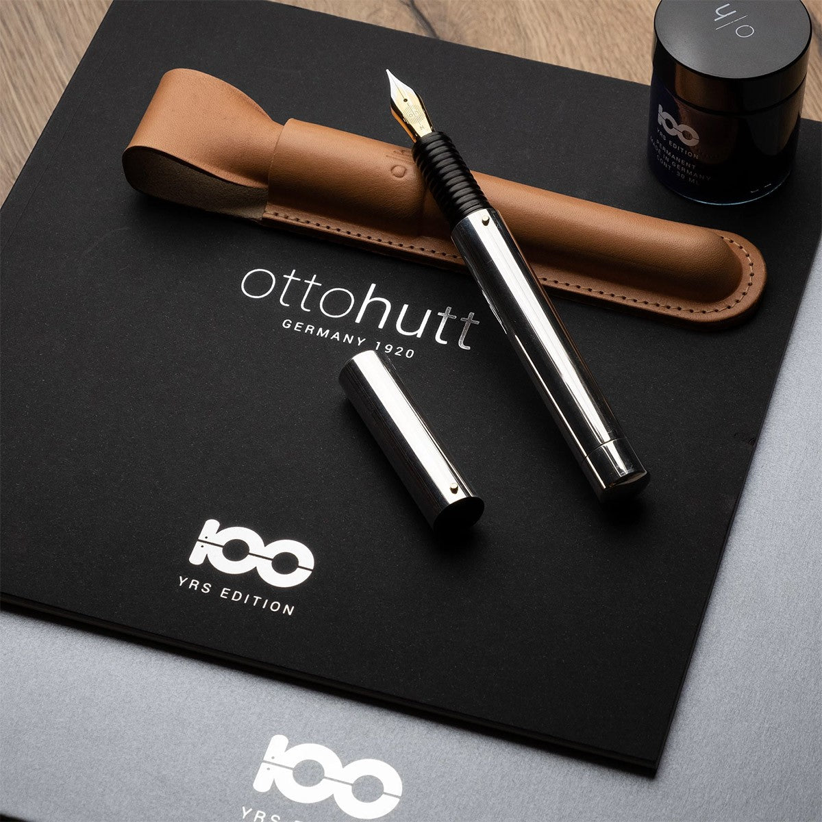 Otto Hutt Fountain Pen DesignC - Silver - 24Papershop