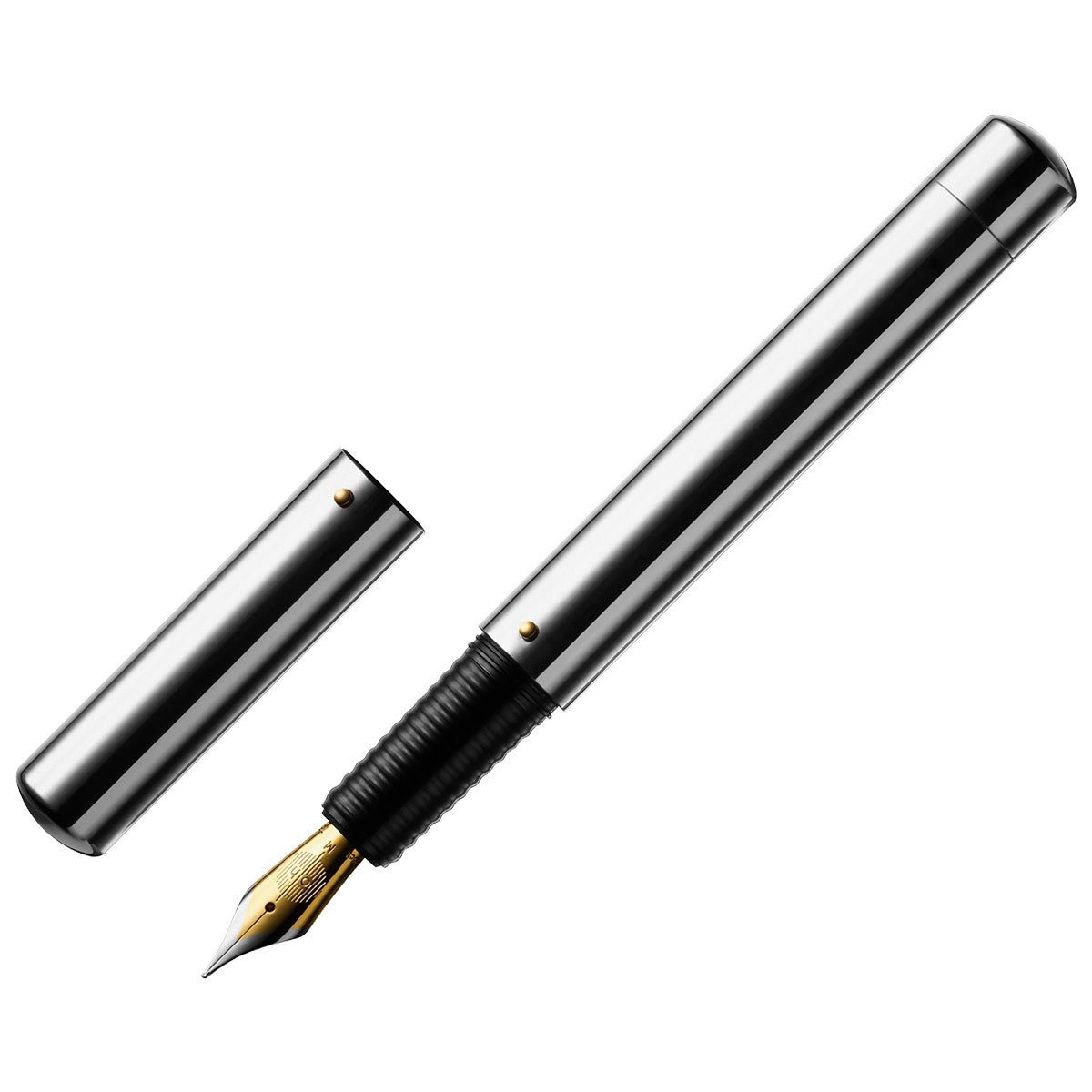 Otto Hutt Fountain Pen DesignC - Silver - 24Papershop