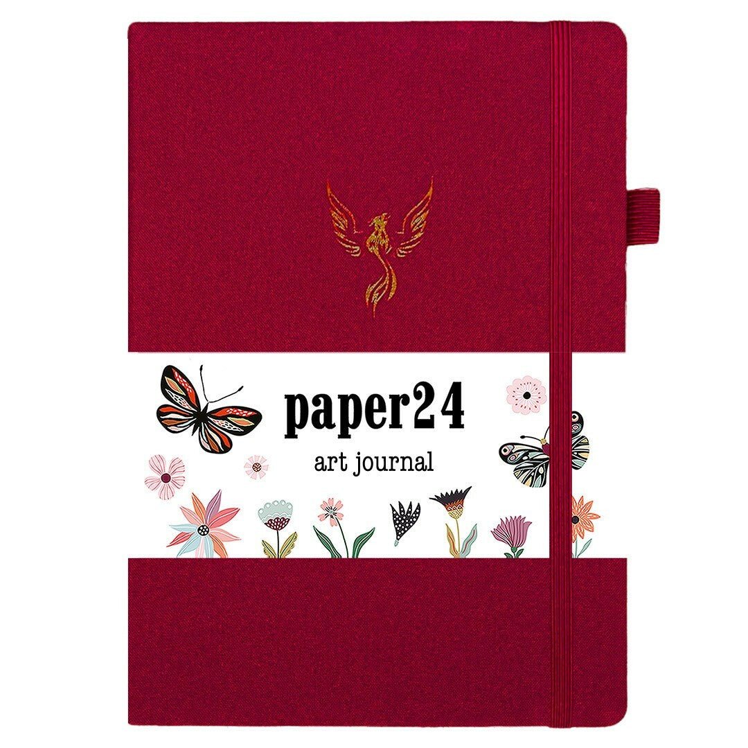 Paper24 Art Journal Flaming Phoenix B5 Blank - 24Papershop