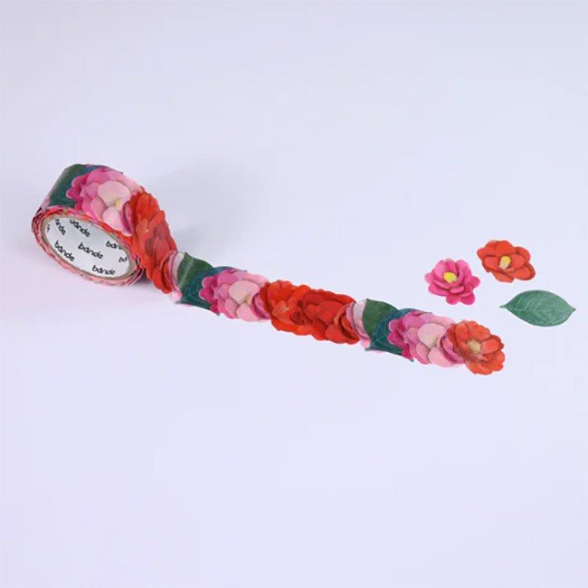 Paper24 Bande Washi Roll Sticker - Camellia - 24Papershop