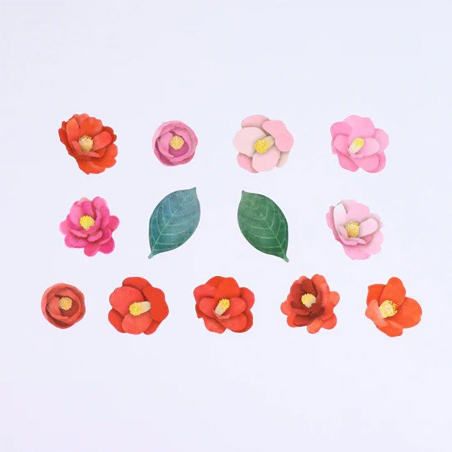 Paper24 Bande Washi Roll Sticker - Camellia - 24Papershop