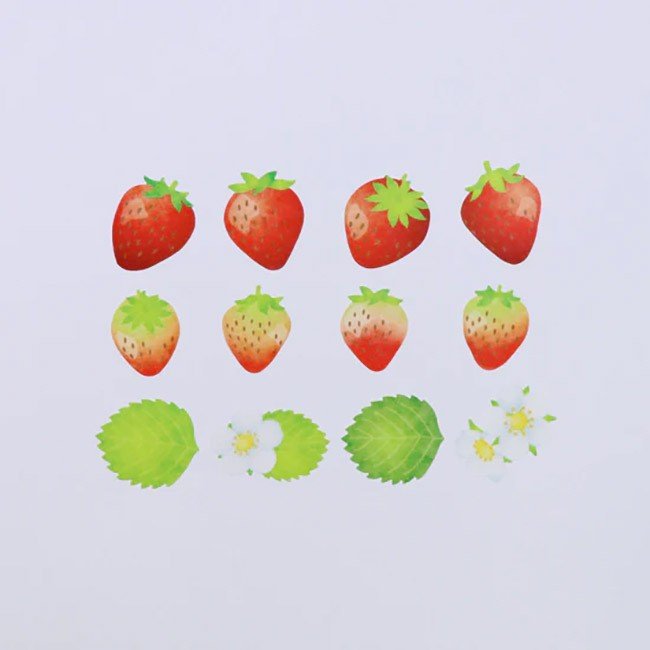 Paper24 Bande Washi Roll Sticker - Strawberry - 24Papershop