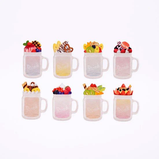 Paper24 Bande Writable Roll Sticker - Dessert Fruit Drink - 24Papershop