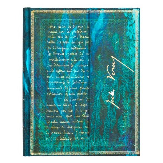 Paperblanks Embellished Manuscript Verne, Twenty Thousand Leagues Ultra - Gelinieerd - 24Papershop