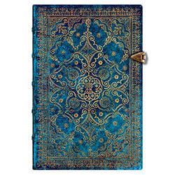 Paperblanks Equinoxe Azure Mini - Gelinieerd - 24Papershop