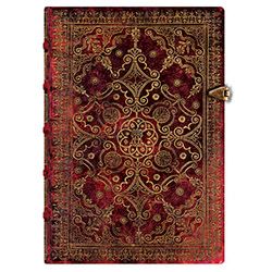 Paperblanks Equinoxe Carmine Midi - Gelinieerd - 24Papershop