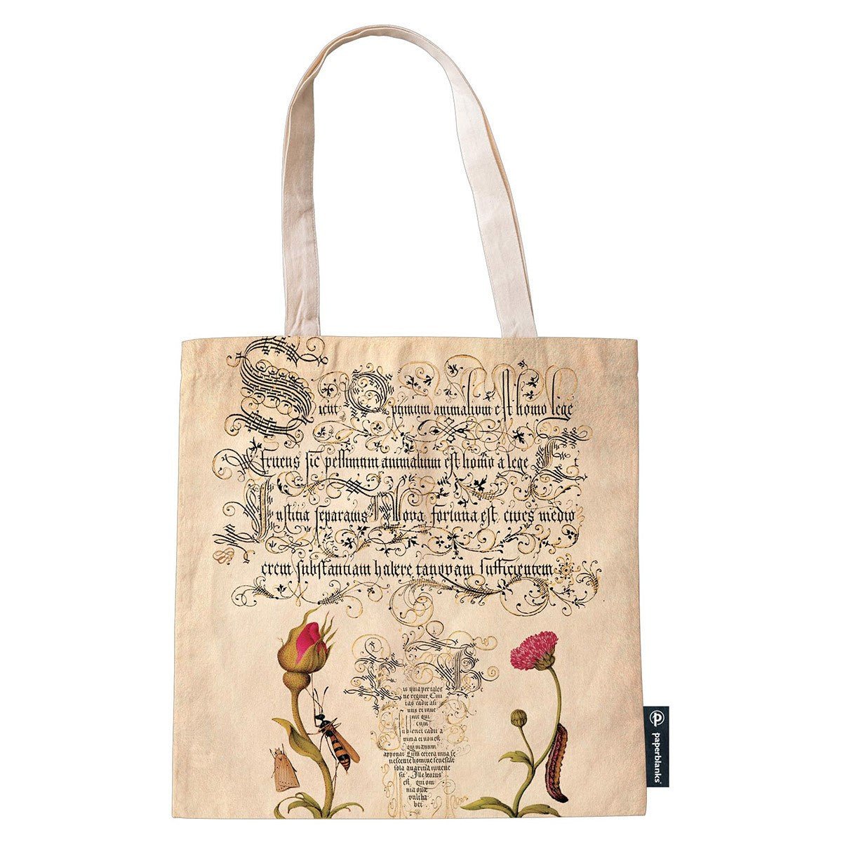 Paperblanks Flemish Rose Canvas Bag - 24Papershop