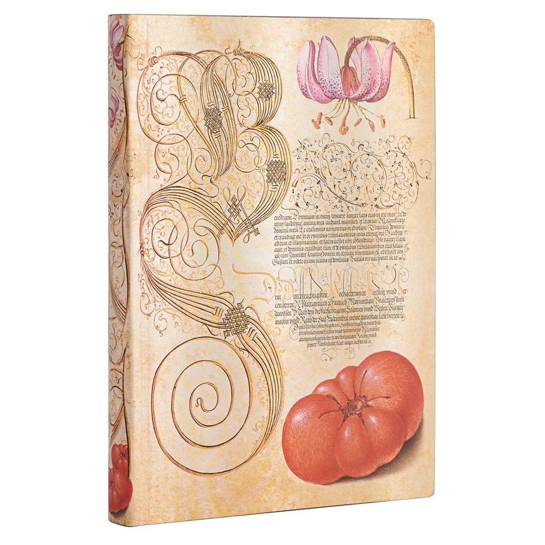 Paperblanks Flexi Lily & Tomato Midi - Blanco - 24Papershop