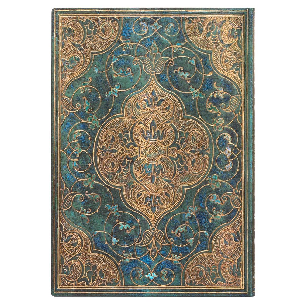 Paperblanks Flexi Turquoise Chronicles Midi - Gelinieerd - 24Papershop