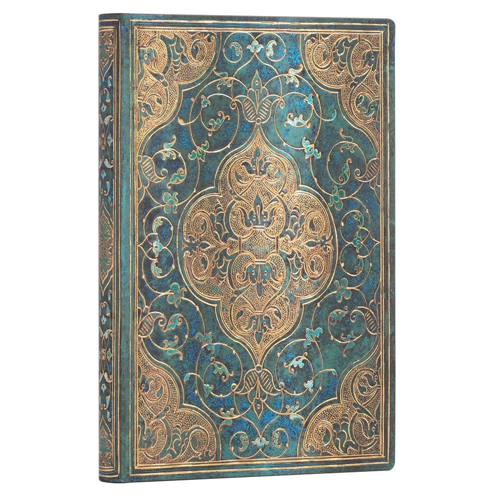 Paperblanks Flexi Turquoise Chronicles Mini - Gelinieerd - 24Papershop