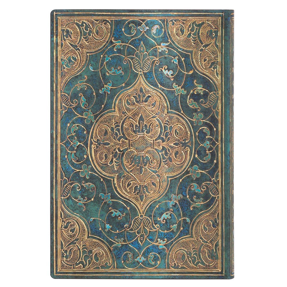 Paperblanks Flexi Turquoise Chronicles Mini - Gelinieerd - 24Papershop