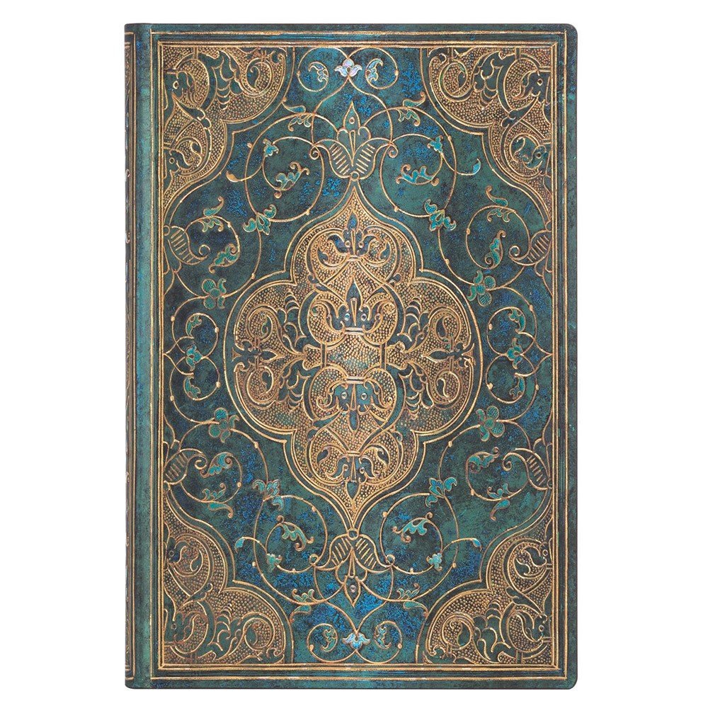 Paperblanks Flexi Turquoise Chronicles Mini - Gelinieerd - 24Papershop