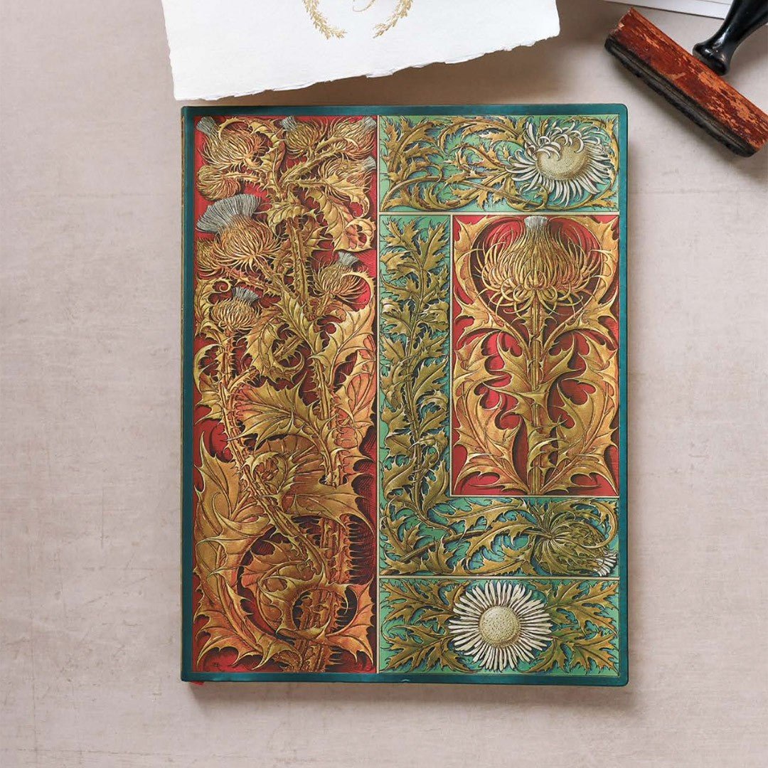 Paperblanks Flexi Wild Thistle Midi - Blanco - 24Papershop