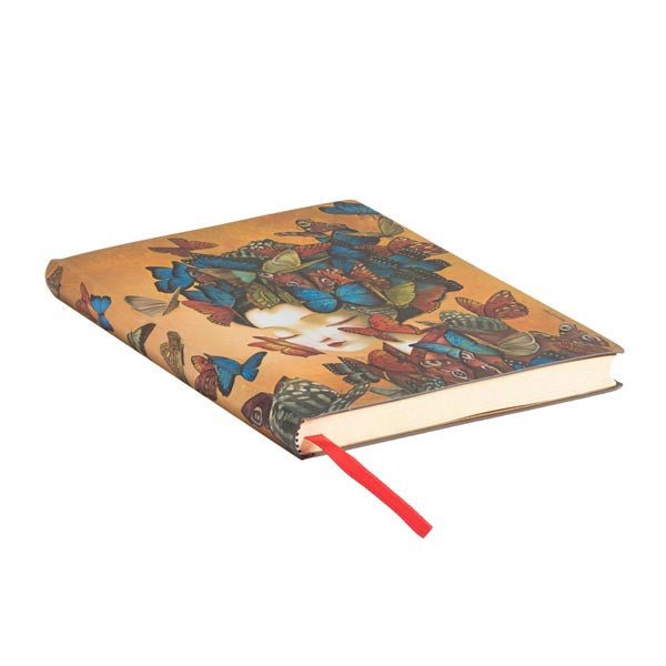 Paperblanks Flexis Esprit de Lacombe Madame Butterfly Midi - Gelinieerd - 24Papershop