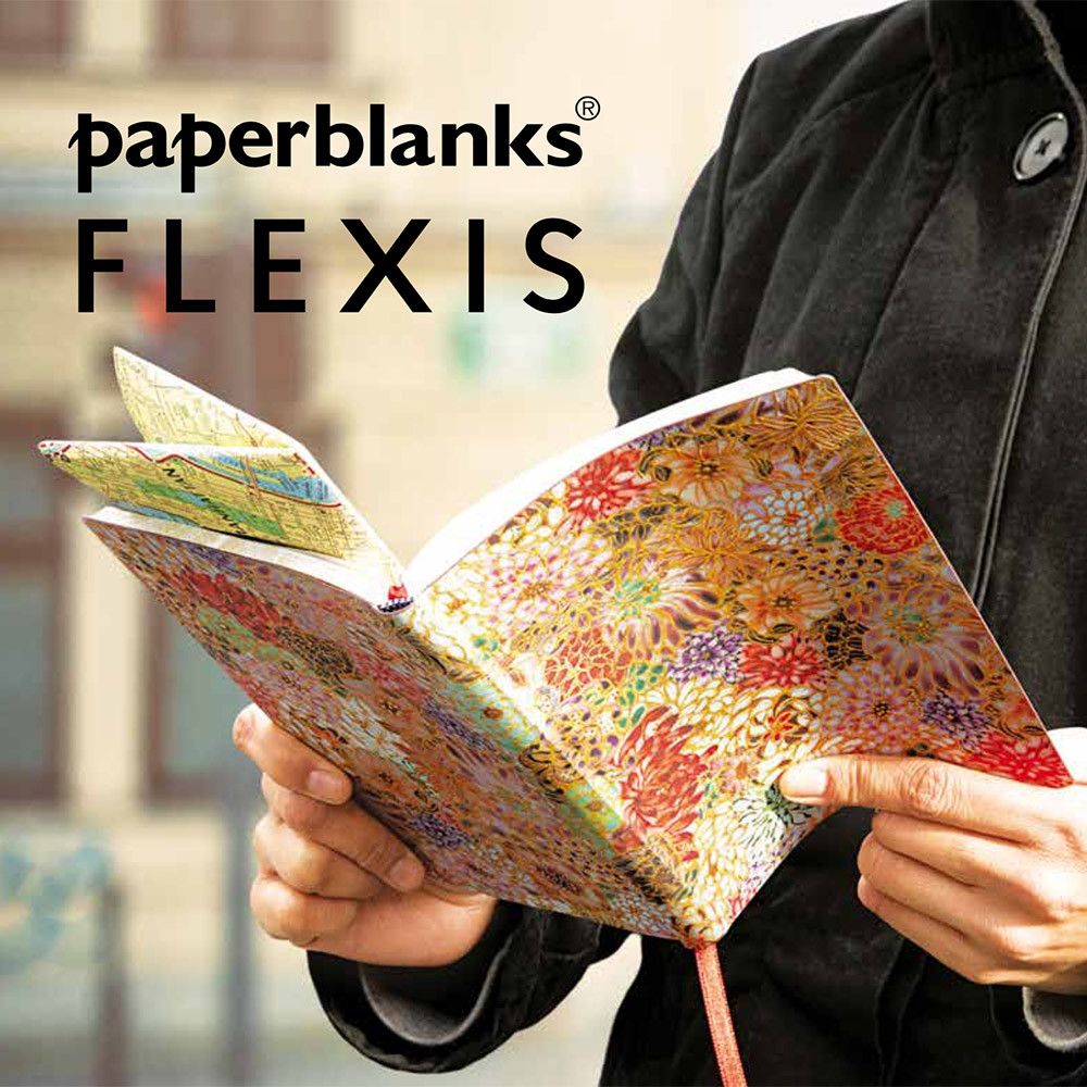 Paperblanks Flexis Kikka Midi - Ongelinieerd - 24Papershop