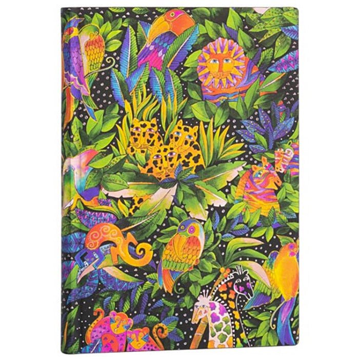 Paperblanks FleXis Laurel Burch Jungle Song Notitieboek Midi - Gelinieerd - 24Papershop