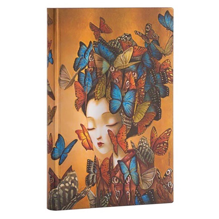 Paperblanks Flexis Madame Butterfly Maxi - Dotted - 24Papershop