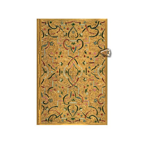 Paperblanks Gold Inlay Mini - Gelinieerd - 24Papershop