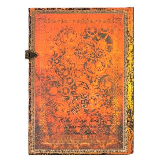 Paperblanks H.G. Wells’ 75th Anniversary Midi - Gelinieerd - 24Papershop