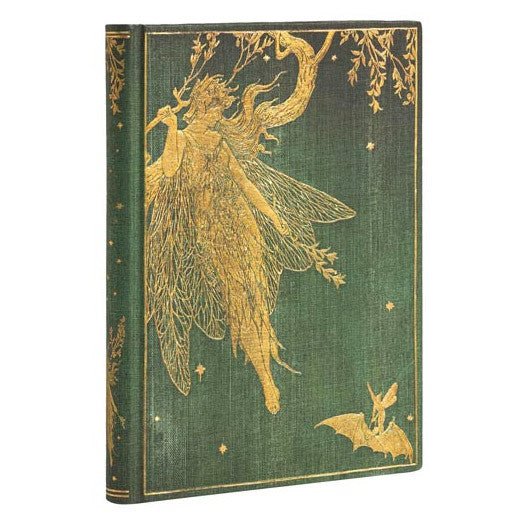 Paperblanks Lang’s Fairy Books Olive Fairy Midi - Ongelinieerd - 24Papershop