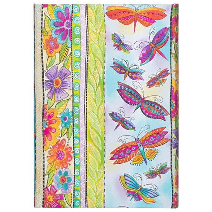 Paperblanks Laurel Burch Hummingbird & Butterflies Notitieboek Midi - Ongelinieerd - 24Papershop