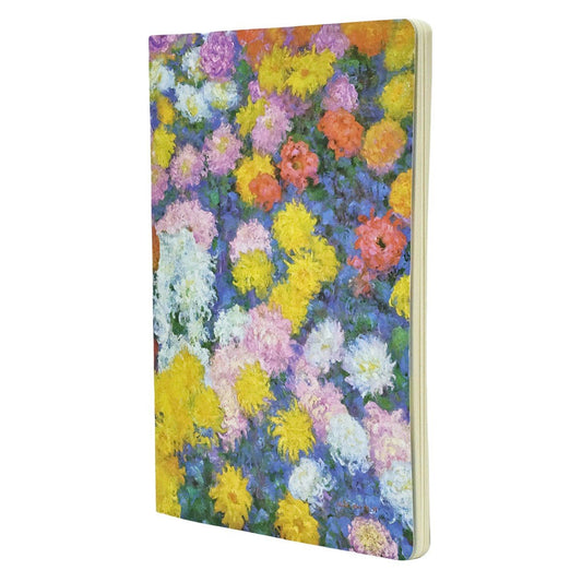 Paperblanks Monet's Chrysanthemums Cahier A4 - Blanco - 24Papershop