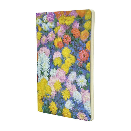 Paperblanks Monet's Chrysanthemums Cahier A5 - Blanco - 24Papershop