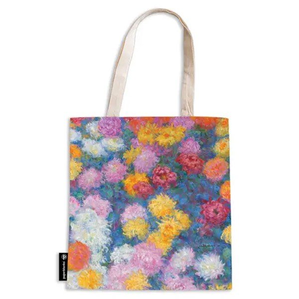 Paperblanks Monet's Chrysanthemums Canvas Bag - 24Papershop