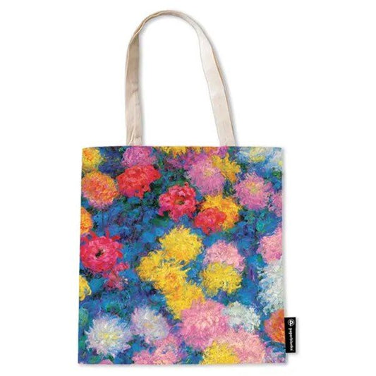 Paperblanks Monet's Chrysanthemums Canvas Bag - 24Papershop