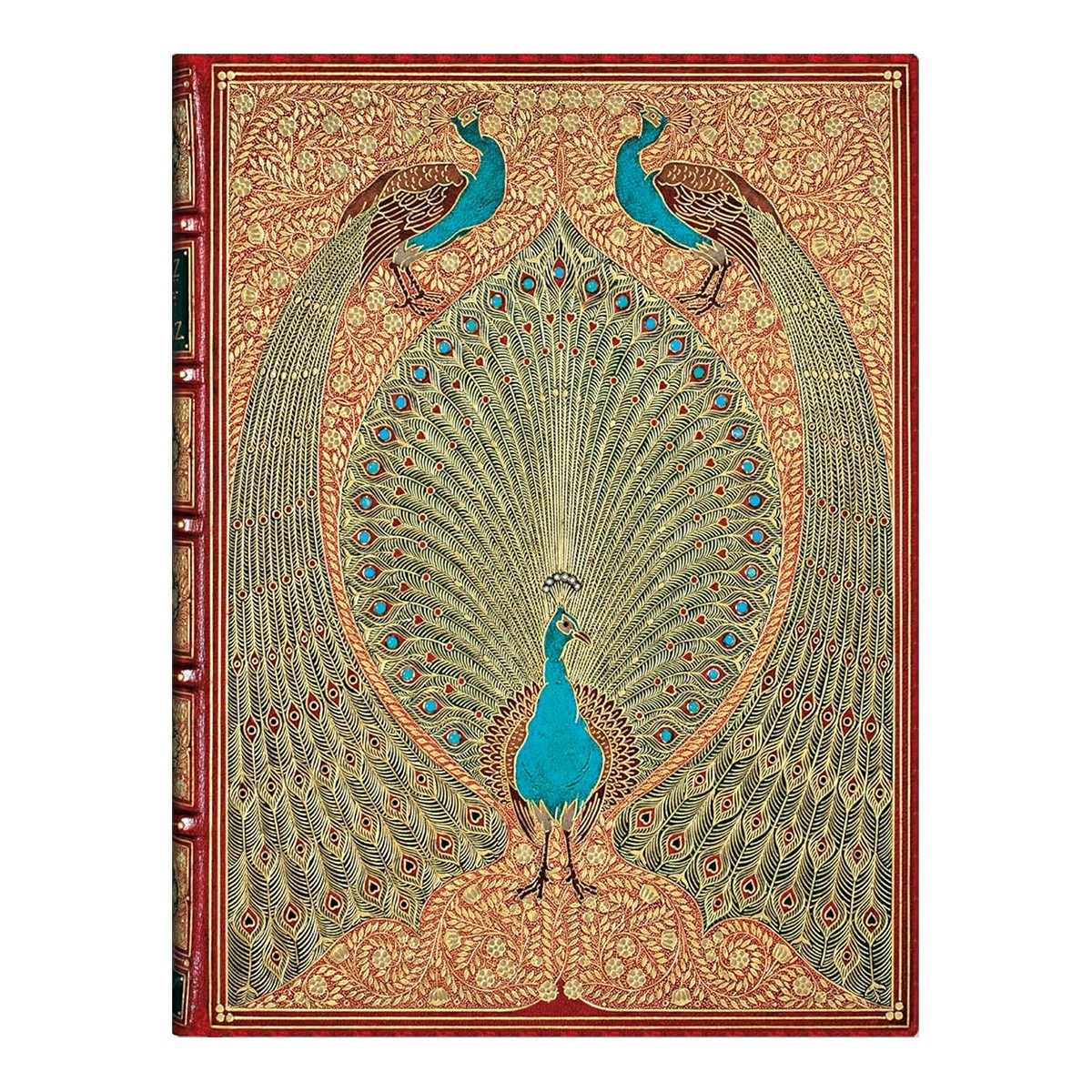 Paperblanks Hafiz's Peacock Midi - Gelinieerd