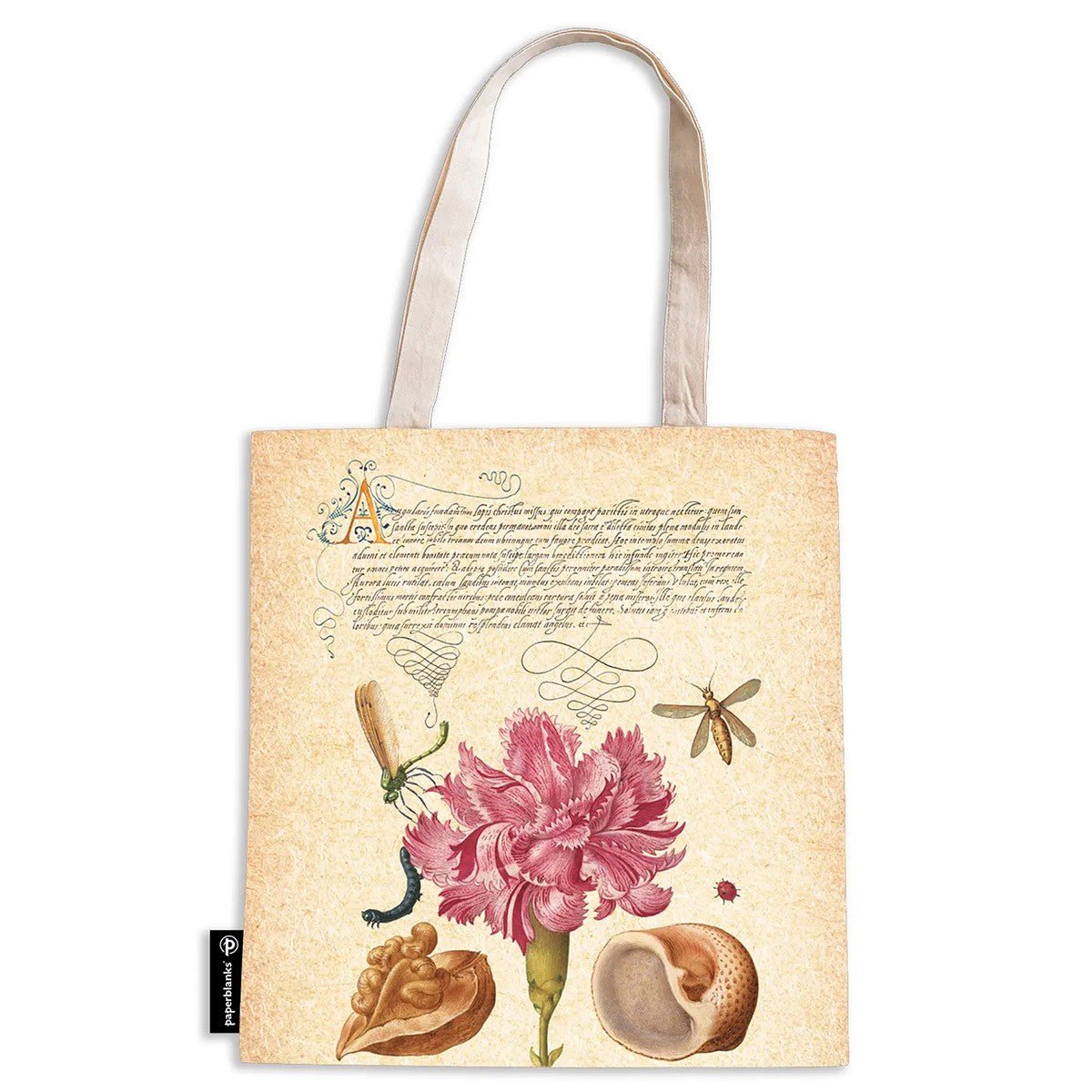 Paperblanks Pink Carnation Canvas Bag - 24Papershop