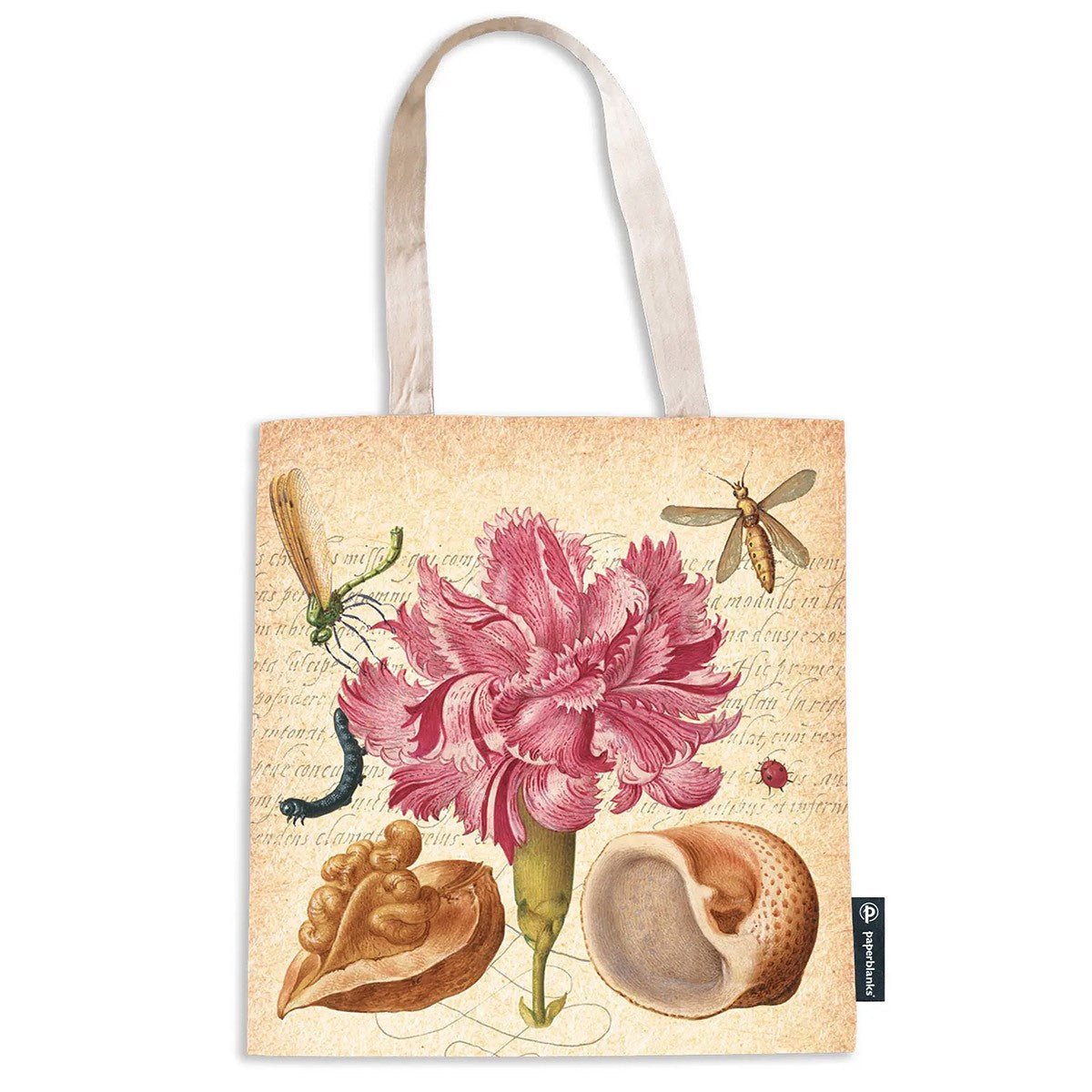 Paperblanks Pink Carnation Canvas Bag - 24Papershop