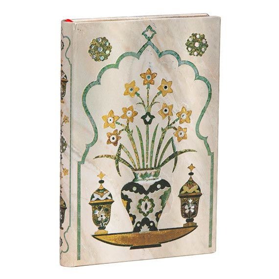 Paperblanks Taj Mahal Flowers Shah Mini - Ongelinieerd - 24Papershop