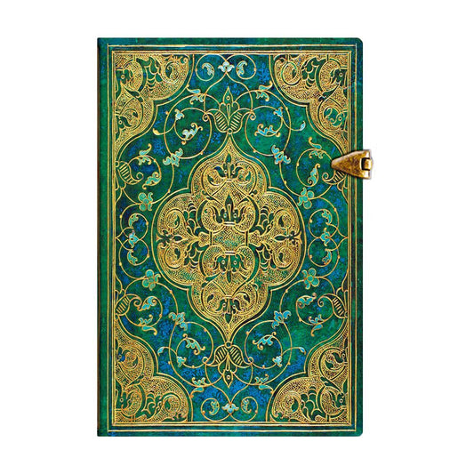 Paperblanks Turquoise Chronicles Mini - Gelinieerd - 24Papershop