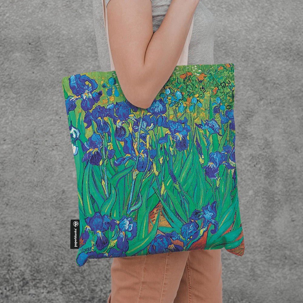 Paperblanks Van Gogh's Irises Canvas Bag - 24Papershop