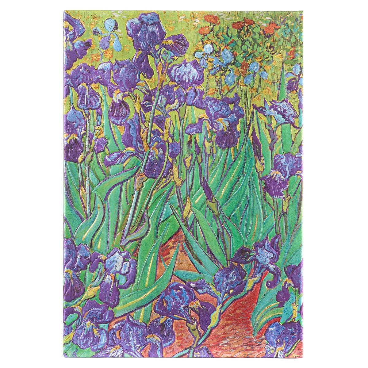 Paperblanks Van Gogh's Irises Midi - Adresboek - 24Papershop