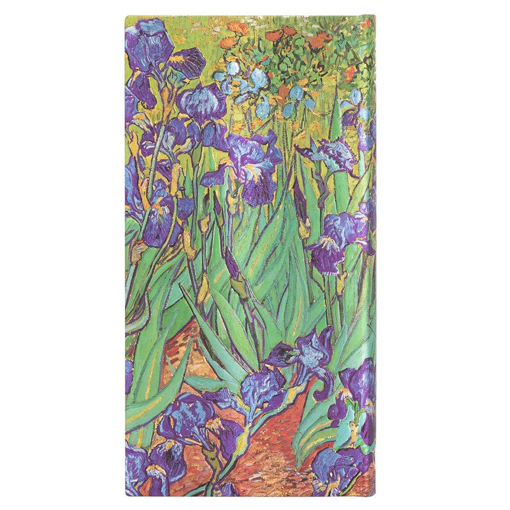 Paperblanks Van Gogh's Irises Slim - Gelinieerd - 24Papershop