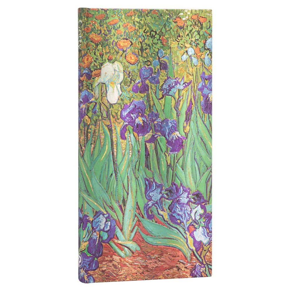 Paperblanks Van Gogh's Irises Slim - Gelinieerd - 24Papershop