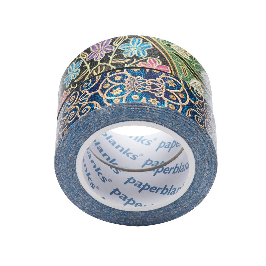 Paperblanks Washi Tape Azure / Poetry in Bloom - 24Papershop