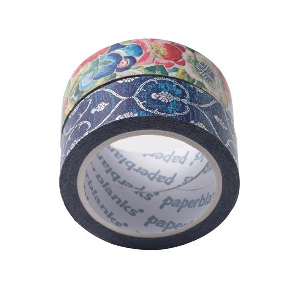 Paperblanks Washi Tape Blue Velvet/Pear Garden - 24Papershop